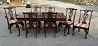 Henredon Rittenhouse Square Chippendale Dining Room Table & 7 Chairs -  Mahogany