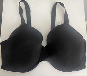 Ambrielle Black Padded Push Up Full Figure Bra Underwire Size 44D