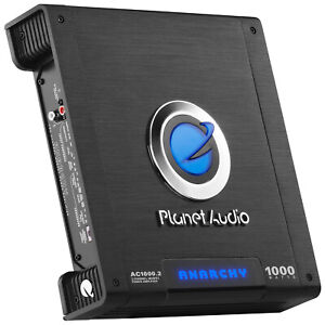 Planet Audio AC1000.2 Anarchy Series Car Audio Amplifier|Certified Refurbished