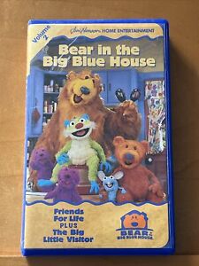 Bear In The Big Blue House Vol 2 Friends For Life Jim Henson VHS 1998 Rare