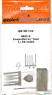 QBT48717 1:48 Quickboost MiG-3 Propeller with Tool (TRP kit)