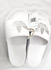Adidas Adilette Lite Slides Sandals Shoes White Silver GZ6197 Women's US Size 7