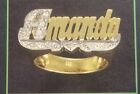 Personalized 14k Gold Any Name Rings 14k Real Gold