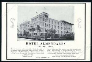 1930 Hotel Almendares Havana Cuba photo vintage travel print ad