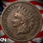 1867 Indian Head Cent Penny Y2781