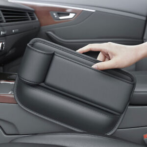 Left Side Car Seat Gap Filler Phone Holder Storage Box Organizer Accessories Bag (For: 2022 Kia Rio S Sedan 4-Door 1.6L)