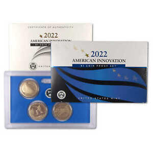 2022 American Innovation Dollar Proof Set U.S. Mint Packaging OGP COA