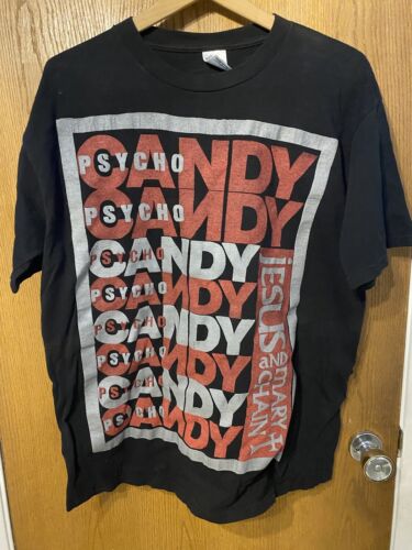 Vintage Jesus And Mary Chain Shirt L Ride Sonic Youth Slowdive Chapterhouse EUC