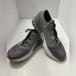 Under Armour Men 11 Gray White Speedform Sneakers Shoes Running Athletic