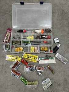 Lot Of Fishing Lures Tackle Tools With Plano Case