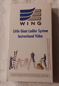 Wing Little Giant Ladder System Instructional Video VHS NEW Sealed