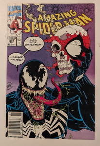 Amazing Spider-Man #347 - Newsstand (1991) - Marvel Comics (Bagged/Boarded)