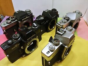 ,, Minolta SLR Cameras SRT 101 SRT SC X570 and Winder
