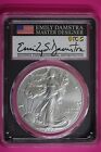 2022 MS 70 Silver American Eagle PCGS Graded First Day Damstra Signature 1519