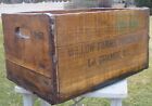 Vtg Willow Farms Products Wood Crate La Grange Illinois 1952 Wood Metal Box Old