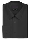 Men's Premium Long Sleeve Formal Button Up Slim Fit Solid Color Dress Shirt