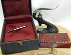 Vintage Watchmakers Seitz Jeweling tool Pusher with box stumps anvils set