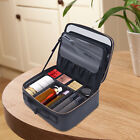 Soft Case Makeup Train Case Travel Cosmetic Organizer Box with Mirror Makeup Bag