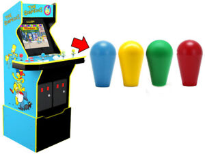 Arcade1up The Simpsons - Joystick Bat Tops UPGRADE! (Blue/Yellow/Green/Red)