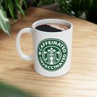 Best Funny Caffeinated Unvaccinated Coffee Mug Adult Humor Trump 11 Oz. Cup Mug