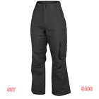 Sport Essentials Women's Cargo Snow Pants Women Ski Pants Black M (#5486)