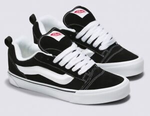 VANS Knu Skool Skate men's sneakers VN0009QC6BT LOW TOP BLACK CASUAL  True White