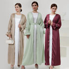 Ramadan Abaya Women Muslim Kimono Open Cardigan Dress Dubai Arab Kaftan Arabic