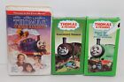 Thomas & Friends LOT of 3 VHS Movie Tapes - Chocolate Crunch - Percy Saves Day