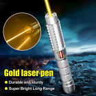 8000m Yellow Laser Pointer Pen SOS Wicked Lasers With 5x Star Cap Battery