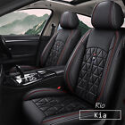 For Kia Rio 2013-2023 Car 2-Seat Covers Accessories Premium Faux Leather Cushion (For: 2023 Kia Rio)