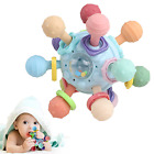 Baby Teething Toys - Infant Sensory Chew Rattles Toys - Newborn Montessori Learn