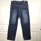 VTG Southpole Jeans Mens 36x34 Y2K Dark Wash Baggy Hip Hop 4180 RN 82628 2000s