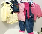 Lot Of Baby Girls Clothes Some Vintage 90's 1 New Short Set 12-24 Months