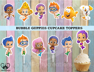 Bubble Guppies Cupcake Toppers