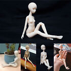 BJD 1/8 19.5cm Mini Doll Little Girl Unpainted Bare Doll without Any Make Up
