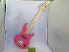 BC Mini Travel/Youth 3/4 Pink Electric 6-String Guitar w/New Strings Pack