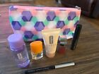 New Clinique Skincare Makeup  7 Pcs Deluxe Samples Gift Including Cosmetic  Bag