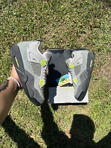 (2020) Nike Air Jordan 4 Retro SE 'Neon 95' Shoes CT5342-007 Size 10.5