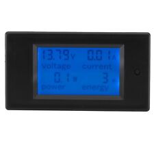 RV Power Usage Meter Measures Amps Watts Volts 12-100V DC Ammeter