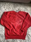 Vintage 90s Champion Reverse Weave Cherry Red Crewneck Sweatshirt Made In USA XL