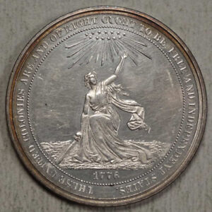 HK-20, 1876 U. S. Centennial Exposition Official Medal, Silver