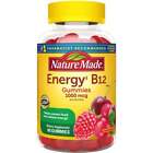 Nature Made Energy B12 Gummies - Cherry & Mixed Berries 1,000 mcg 80 Gummies