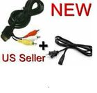 AC Power Cord And AV Audio Video Cable For Sega Dreamcast Brand New 8205