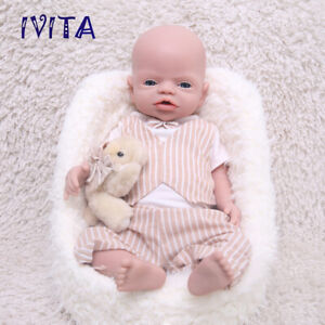 Lifelike Reborn Baby Full Body Silicone Doll 19''Like A Real Baby Boy Xmas Gifts