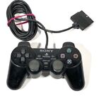 New ListingSony PS2 DualShock 2 Wired Controller SCPH 10010 PlayStation 2 Black Genuine OEM