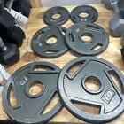 2.5LB - 5LB - 10LB OLYMPIC WEIGHTS STANDARD CHANGE PLATES 35LBS TOTAL