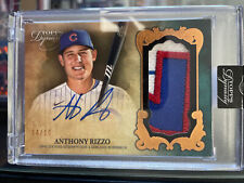 2021 Topps Dynasty Anthony Rizzo Auto 4 Color Number Patch #04/10 !  Sick Patch
