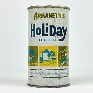 Armanetti's Holiday Beer 12oz Flat Top Can - Holiday Brewing, Potosi WI - EMPTY