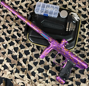 NEW HK Army Shocker AMP Electronic Paintball Gun - Splash Royalty (Purple/Gold)