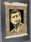 VINTAGE HAND WOVEN WOOL JOHN F. KENNEDY 1 of kind RUG QUOTE Portrait TABRIZ Tag